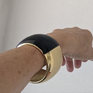 Chico's Blue/Gold Cuff Bracelet